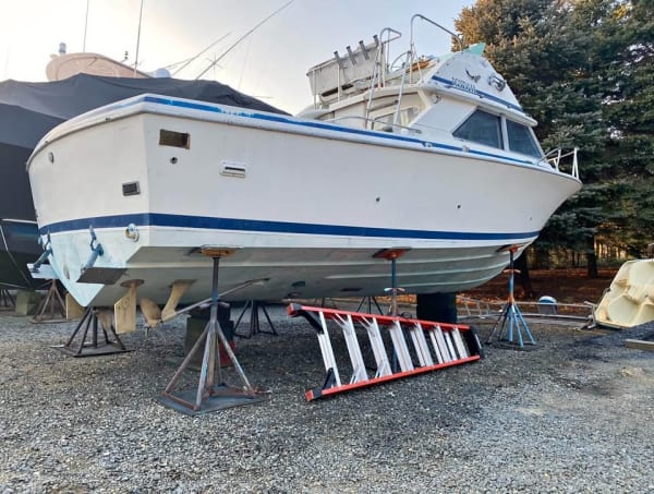 1985 Bertram Fly Bridge Cruiser (sold) in New Jersey