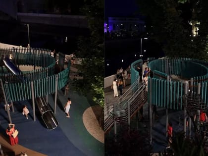 Современная детская площадка открылась в Сочи