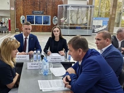 Прием граждан в Новороссийске: 150 обращений за день