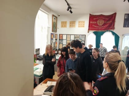 Новоминские школьники посетили «Музей истории органов внутренних дел Кубани»