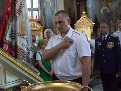 Казаки приняли присягу в храме иконы Божией Матери «Целительница»