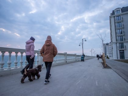 В Анапе 22 февраля воздух прогреется до +7