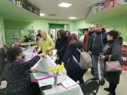 В Туапсе началось голосование на выборах Президента Российской Федерации!