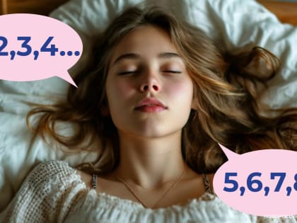 Чтобы быстрее заснуть, надо считать. Но не овец