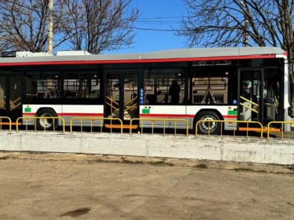 В Краснодар поставили первый белорусский электробус