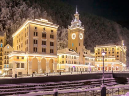 Максимальную загрузку отелей горнолыжных курортов фиксируют в Сочи