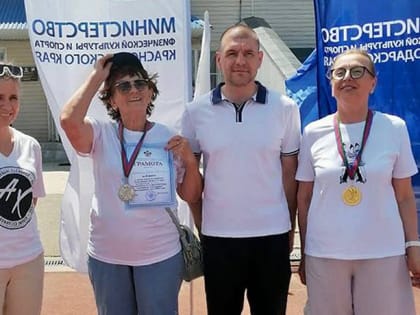 Серебро Спартакиады пенсионеров завоевала каневчанка Лидия Кузьминична Сидоренко