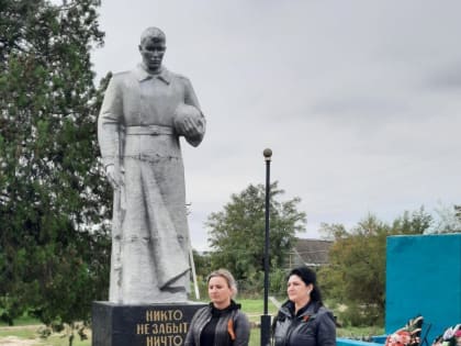 Во всех сельских поселениях района сегодня  прошли памятные митинги, посвященные 79 -ой  годовщине освобождения Кубани от фашизма