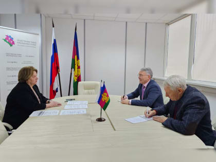 Эдуард Кузнецов встретился с председателем Общественной палаты Кубани