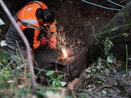 В Сочи оползень повредил магистральный водовод