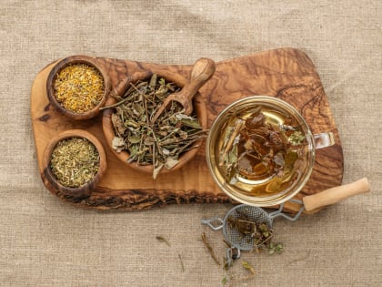 Всего 3 компонента: травяной чай, который помогает при атеросклерозе