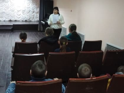 С детьми в Октябрьском обсудили социальное благополучие человека