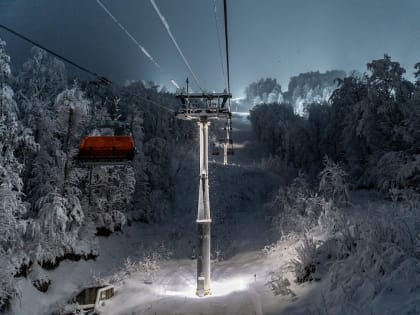 В горном кластере Сочи завтра ожидается снегопад