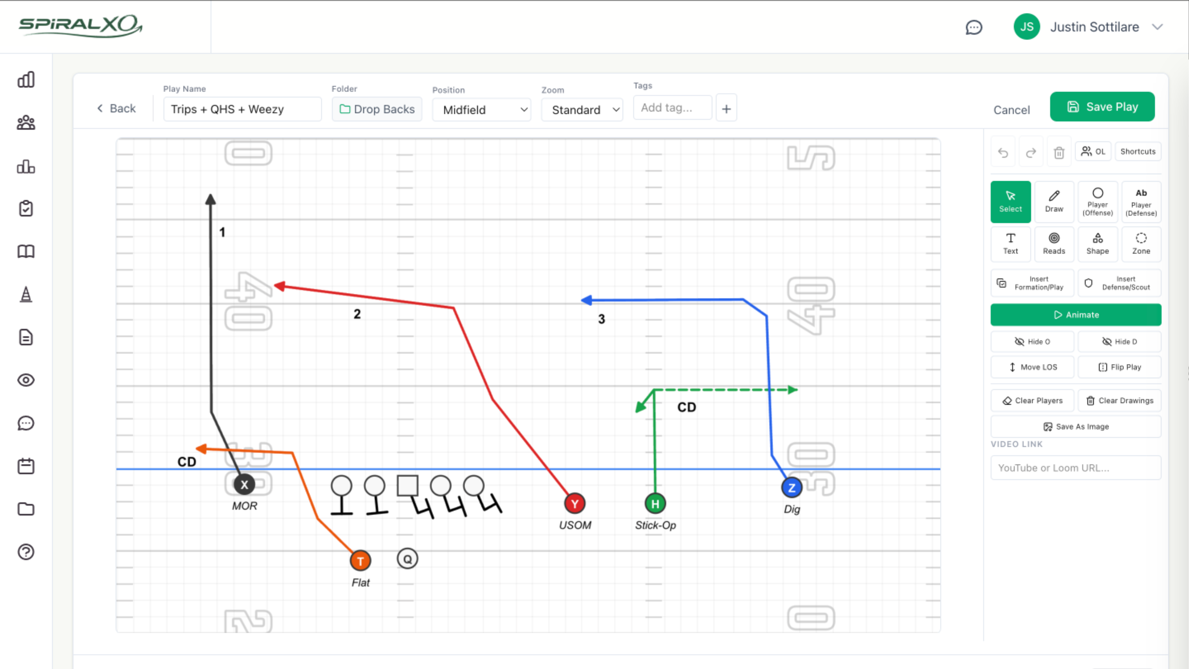 Playbook Builder Interface