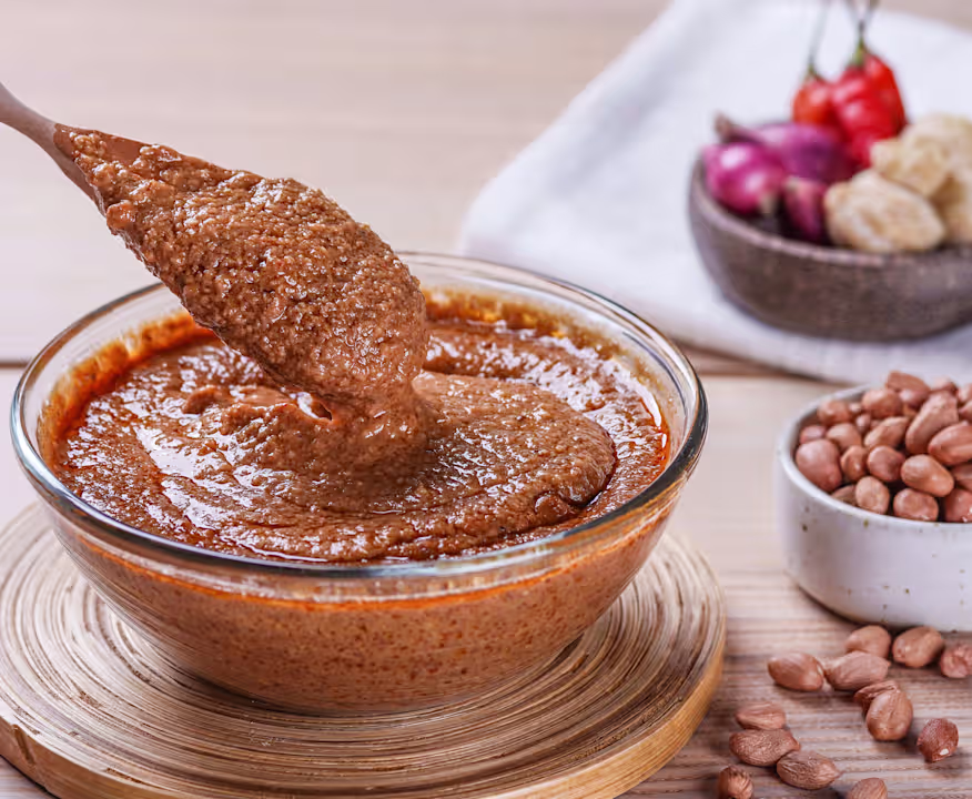 Bumbu kacang kencur untuk karedok