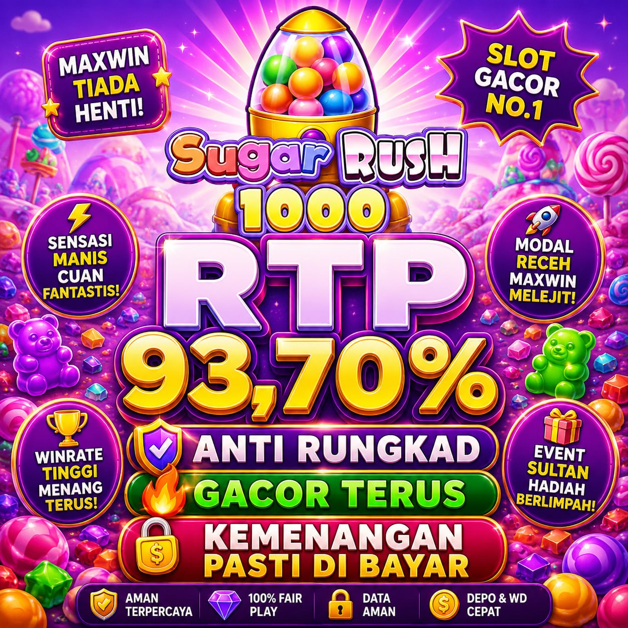 COIN303 X Slot Mania Sugar Front Black 