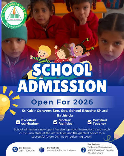 Admissions open for Year 2026 in Bucho Khurd, Punjab 151101, India, Punjab | PunjabsList