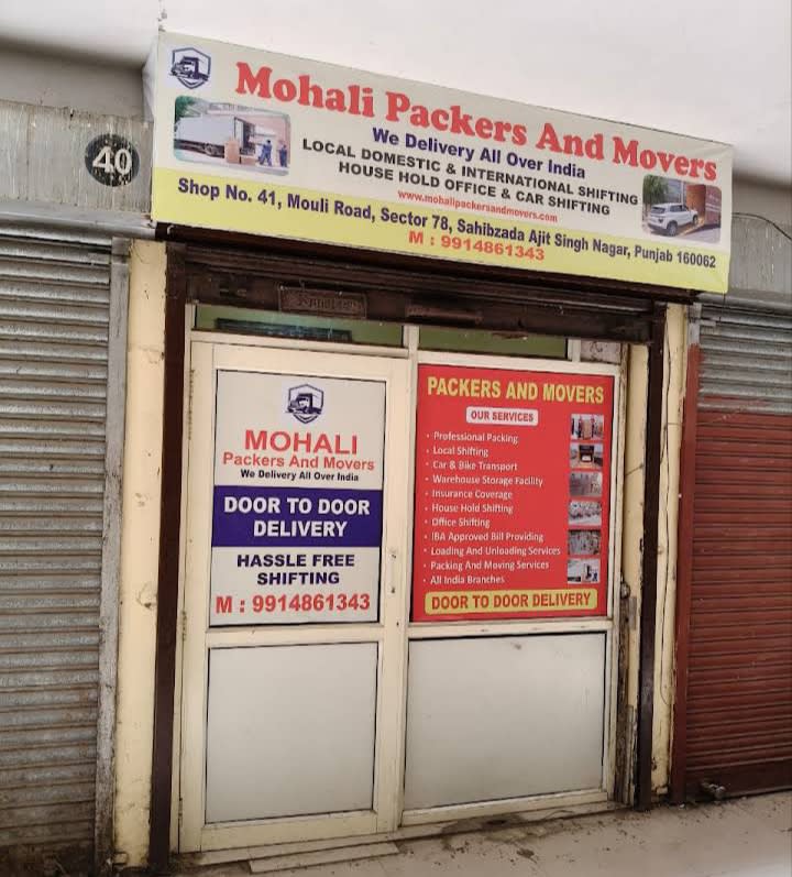 Mohali Packers and Movers in Shop.no 41, Mouli Rd, Sector 78, Sahibzada Ajit Singh Nagar, Punjab 160062, Punjab | PunjabsList