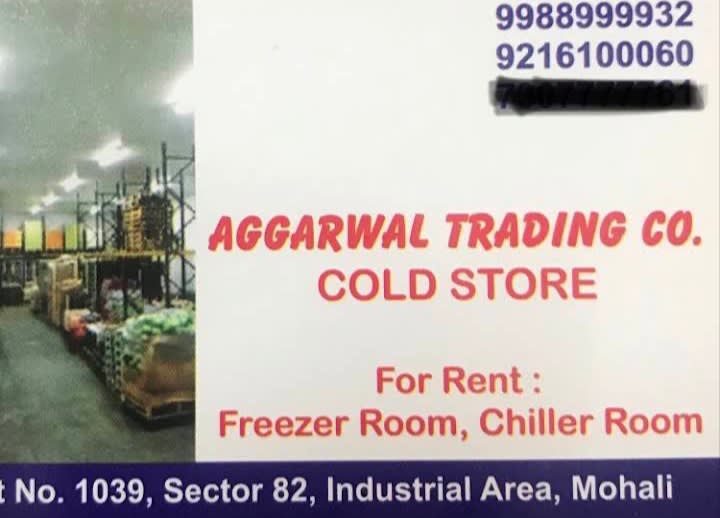 Aggarwal cold store in Plot no, 1039, Sector 82, JLPL Industrial Area, Sahibzada Ajit Singh Nagar, Punjab 140306, Punjab | PunjabsList