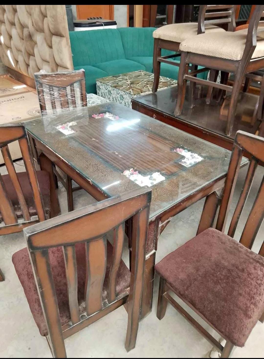 4 CHAIR,S DINING TABLE  in Khanna, Punjab, India, Punjab | ₹6000