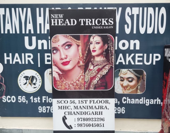 Tanya hair and beauty studio in S.C.O. -56 1st Floor Main Market Entry Backside, Near Punjab National Bank, Modern Housing Complex, Mani Majra, Chandigarh-160101, Punjab | PunjabsList