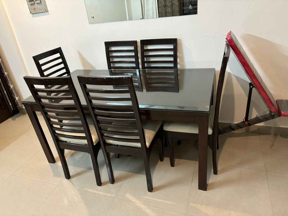 6 Chairs Dining Table for Sale. in Khanna, Punjab, India, Punjab | ₹6000