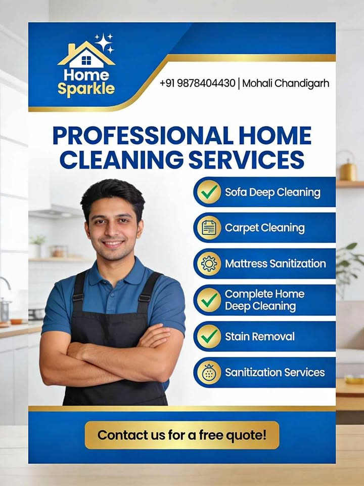 Professional Home Cleaning Service. in Sahibzada Ajit Singh Nagar, Punjab, India, Punjab | ₹2499