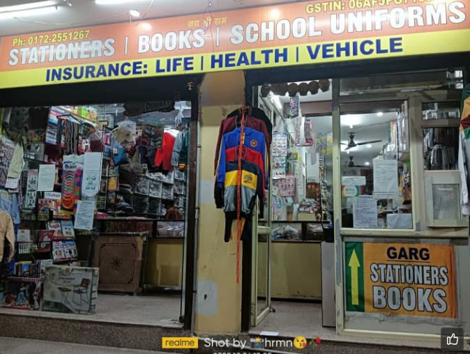 Garg Stationer Book Seller School Uniform. in Panchkula, Haryana, India, Punjab | PunjabsList