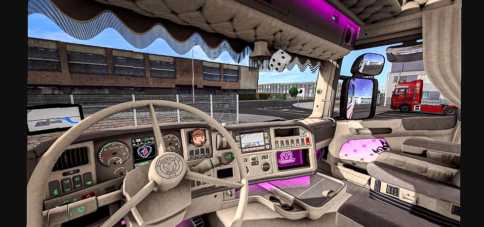 МОД R6 RJL Holland Style Topline İnterior v1.0 ДЛЯ EURO TRUCK SIMULATOR 2