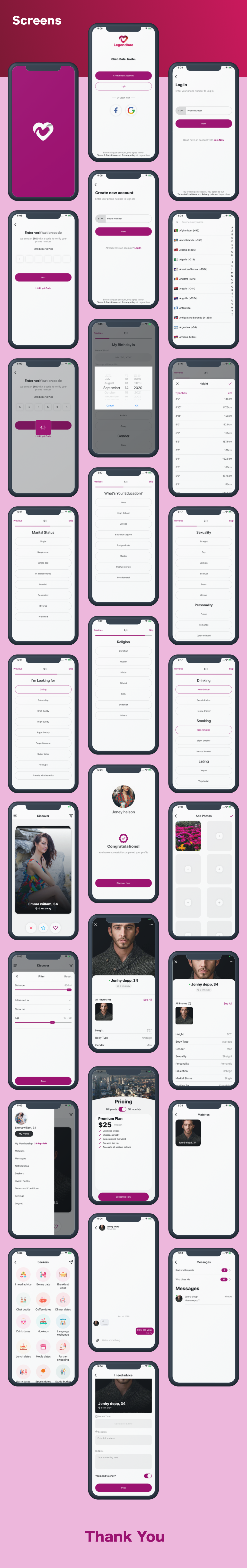 React Native Social Dating App