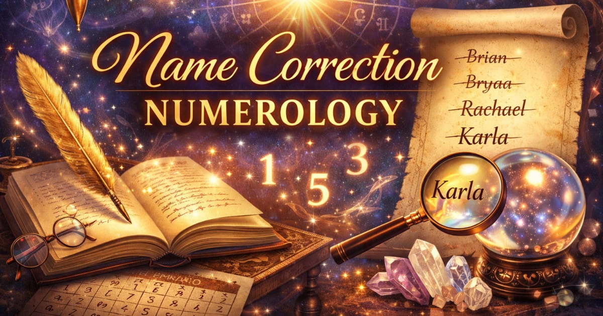 Name Correction Numerology: Meaning, Benefits, and How to Do It