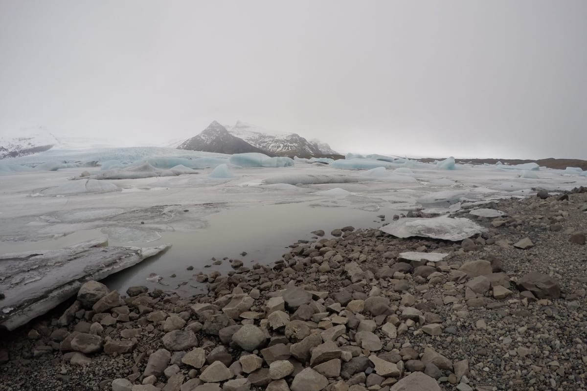 Glacier Jökulsárlón, Islande