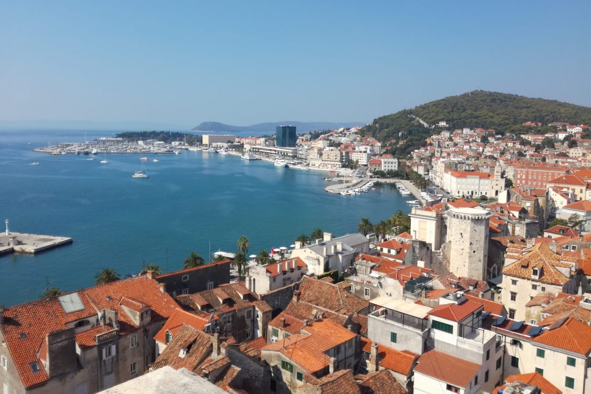 Vue sur les toits de Split