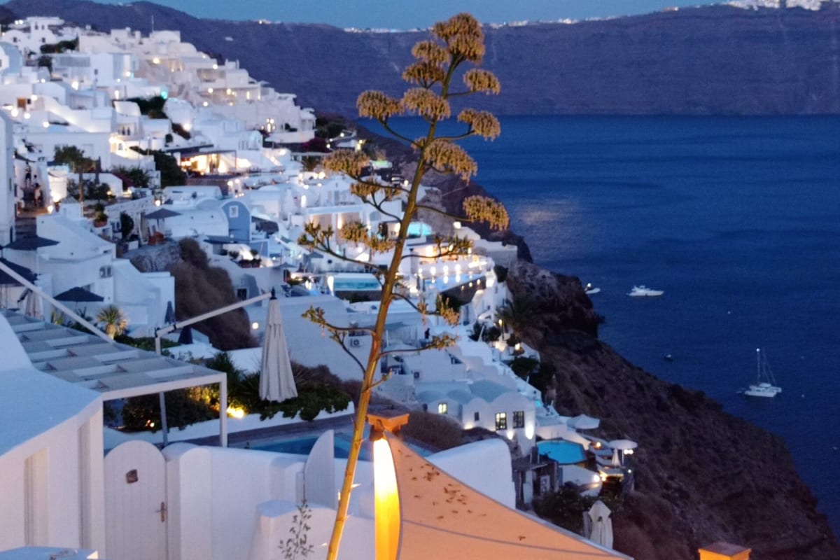 Oia sous la lune