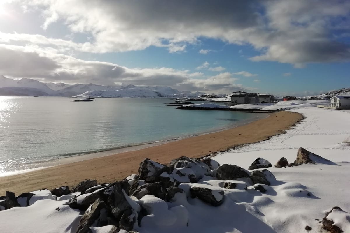 Mer et plage en Norvège