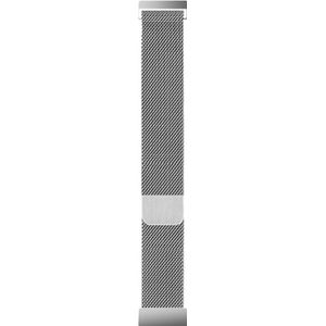 BlueBuilt Milanese Watch Strap Black for Apple Watch 44-45-46mm ( Silver )
