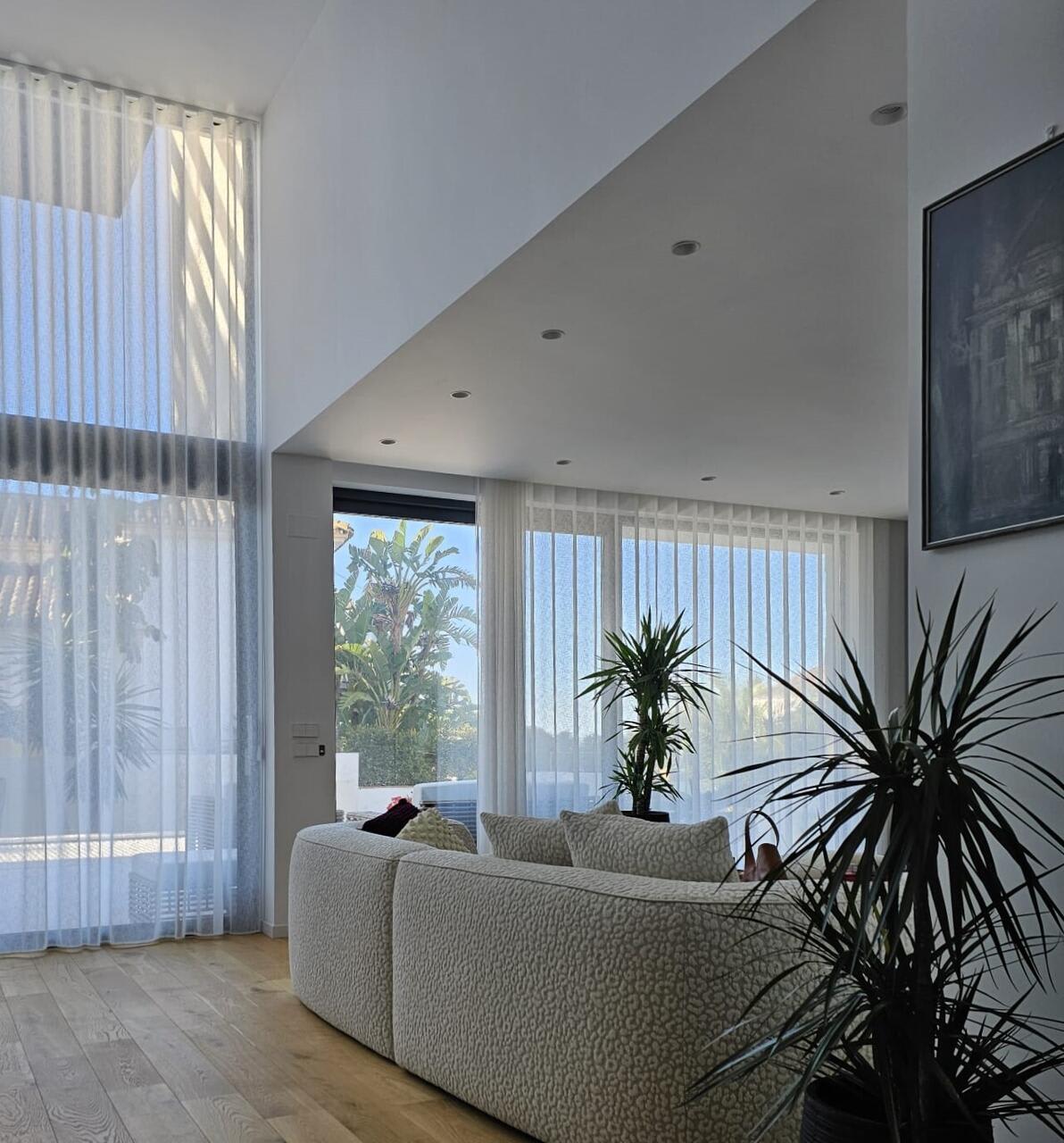 Designer textile curtains