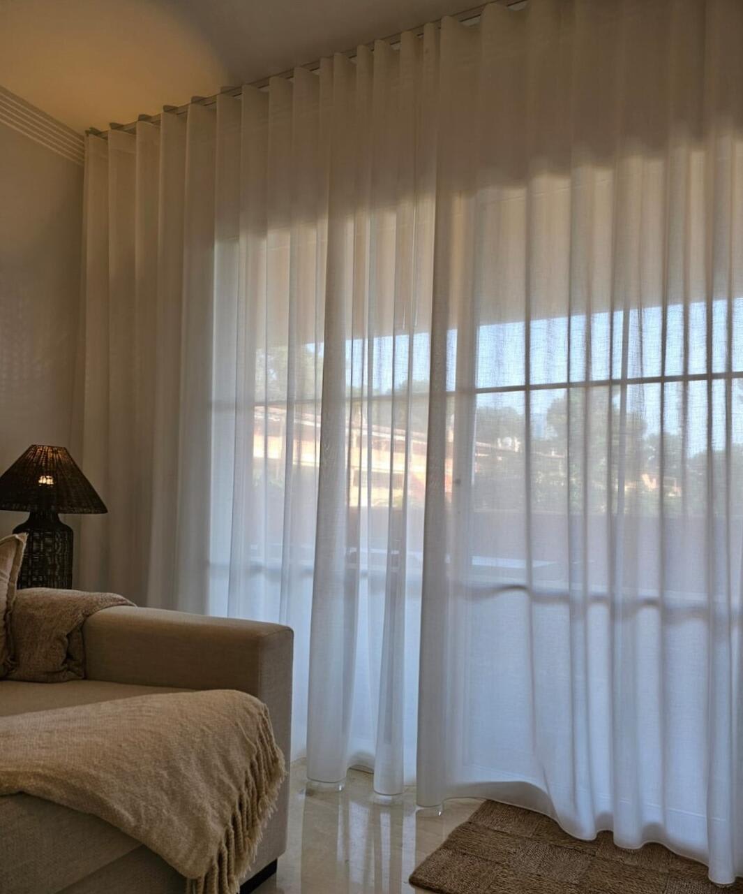 Designer textile curtains