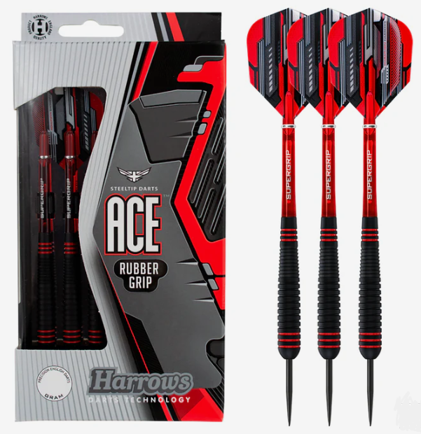 Strelice za pikado ACE RUBBER GRIP 16g