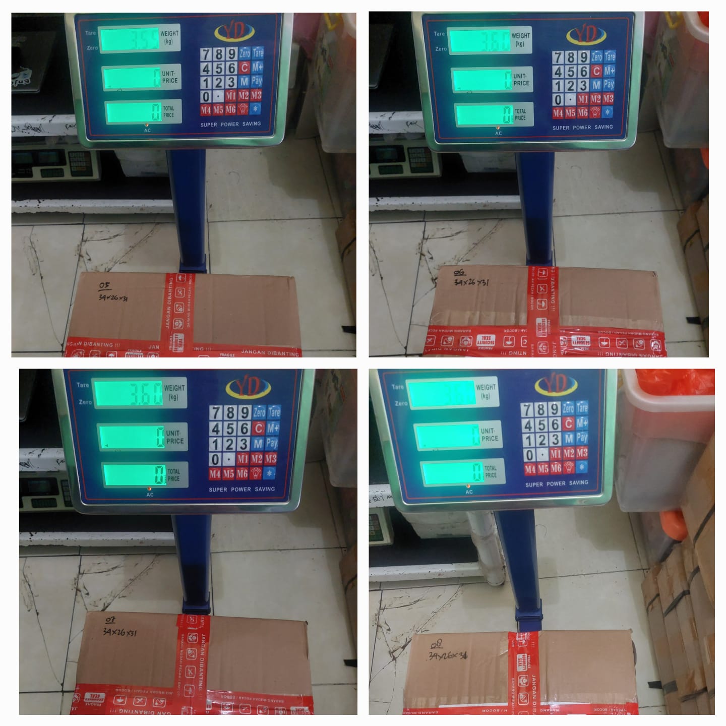 ANGGATRA/7040-0495/KARDUS 8 KOLI