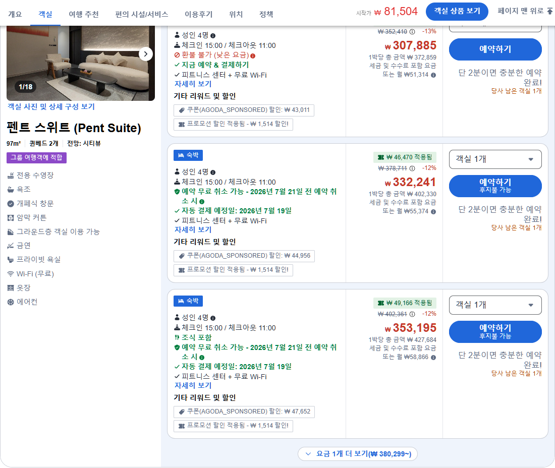 펜트 스위트 (Pent Suite)