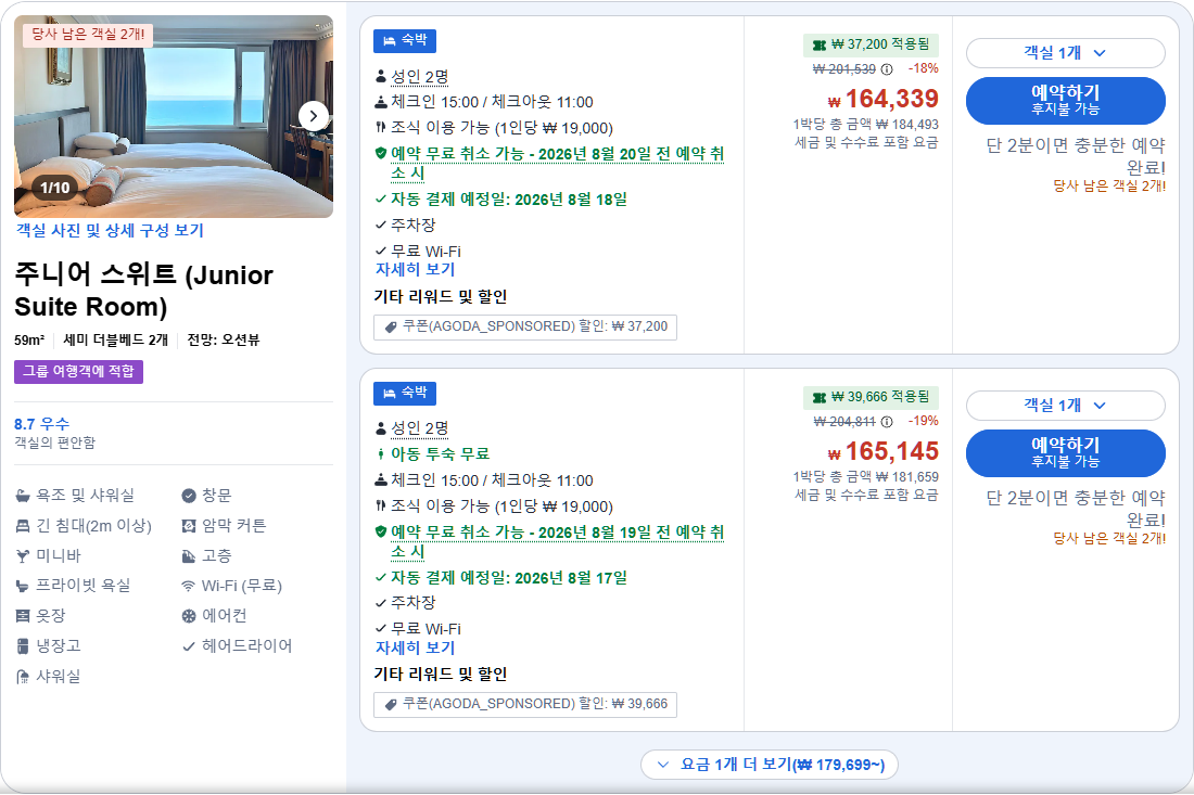 주니어 스위트 (Junior Suite Room)
