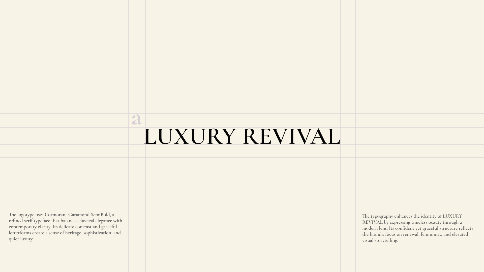 Luxury Revival logo explanation