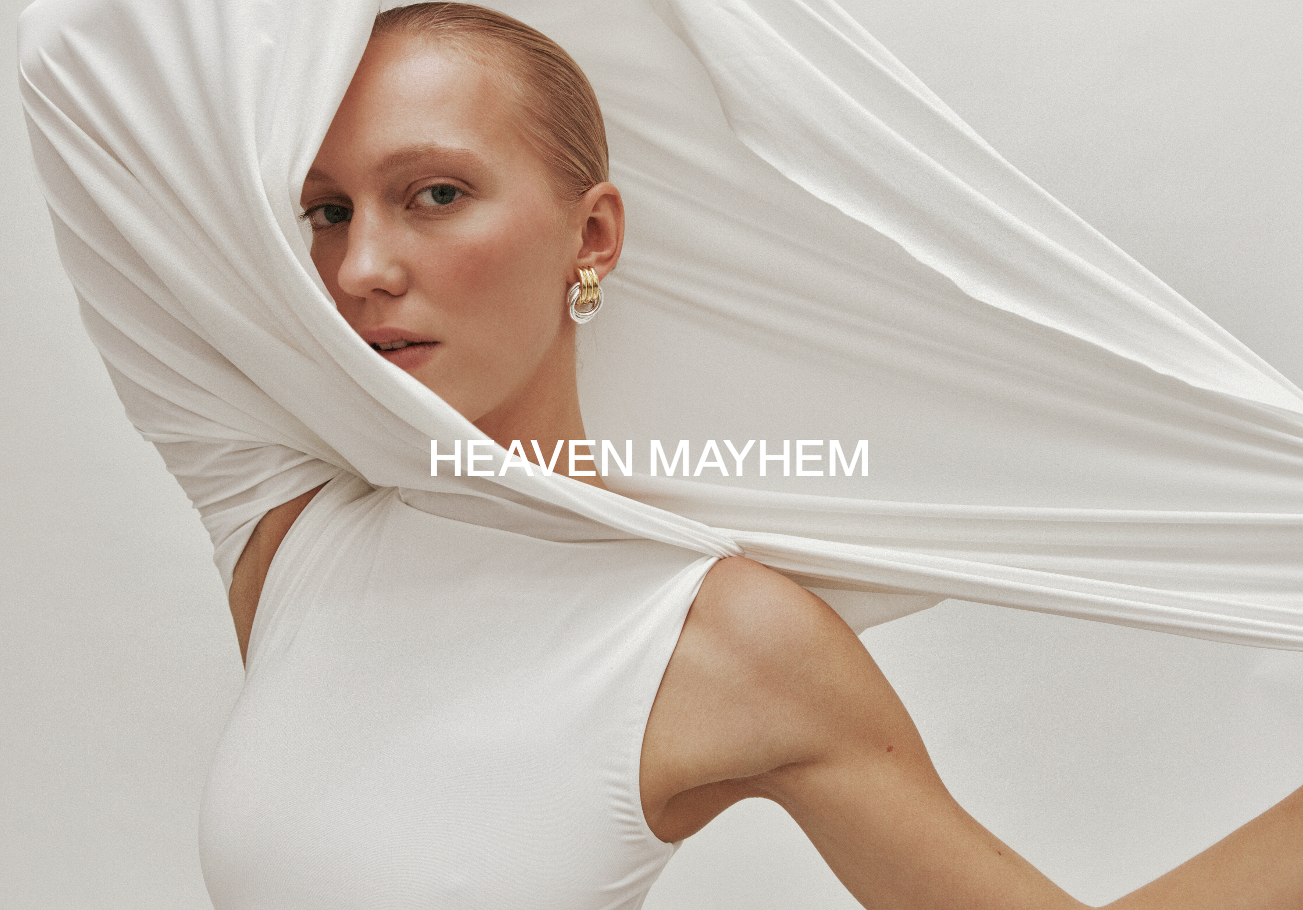 Heaven Mayhem jewelry campaign portrait