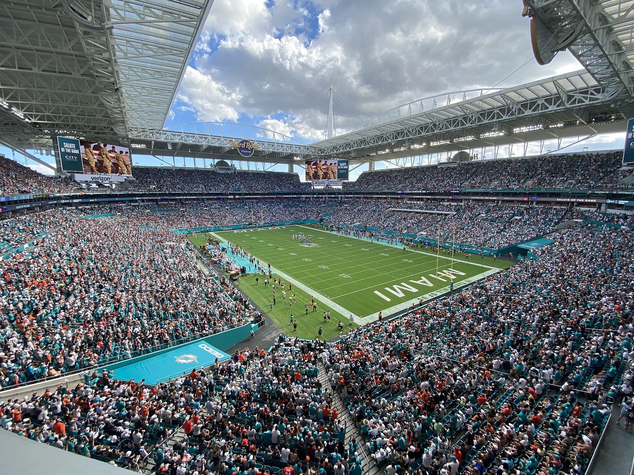 Sun-drenched Seating: The Maximum Capacity Of Hard Rock Stadium