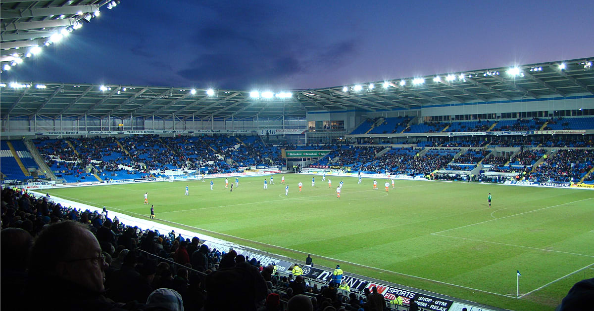 Empty Cardiff City Stadium - Ninian Stand, 14/01/13 Cardiff…