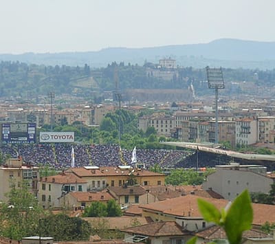 ACF Fiorentina v FC Inter 2023 Coppa Italia Final Pennant Size 38 cm x 32  cm