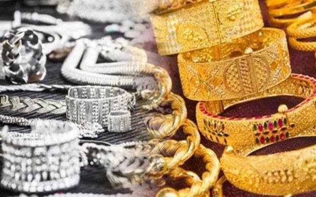 سونے اور چاندی کی قیمتوں میں آج پھر اضافہ