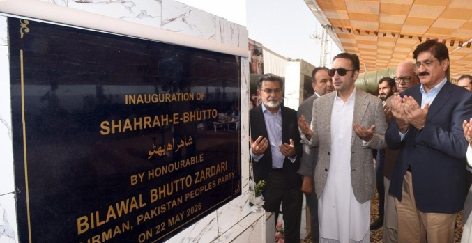 بلاول بھٹو نے کراچی کیلئے تاریخی تحفہ شاہراہِ بھٹو کا افتتاح کردیا