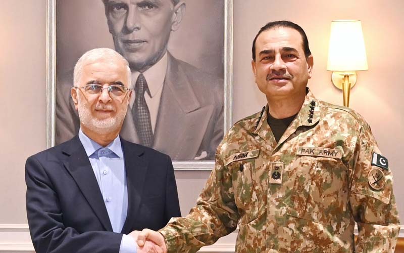 پاکستان ایران تعلقات مزید مضبوط بنانے پر اتفاق، فیلڈ مارشل عاصم منیر کا حالیہ دورہ مثبت رہا، ایرانی وزیر داخلہ 